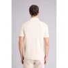 Defacto F9818AXER100 Ekru Kısa Kollu Polo Tişört