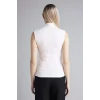 Defacto G9553AXER105 Ekru Slım Fıt Fitilli Kaşkorse Atlet