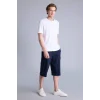 Defacto T4693AZNV241 Lacivert Relax Fıt Düz Paça Sweatshirt Kumaşı Uzun Şort