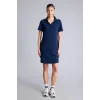 Defacto D9319AXNV146 Lacivert Standart Fıt Pike Elbise