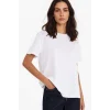 Defacto W9584AZWT34 Beyaz %100 Pamuk Basıc Tişört