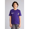 Defacto G7613A8PR299 Mor NBA Los Angeles Lakers New Regular Fıt Bisiklet Yaka Kısa Kollu Tişört Erkek Çocuk