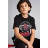 Defacto G7619A8BK81 Siyah NBA Houston Rockets Tişört Erkek Çocuk
