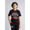 Defacto G7619A8BK81 Siyah NBA Houston Rockets Tişört Erkek Çocuk