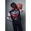 Defacto G7617A8BK81 Siyah NBA Chıcago Bulls Bomber Hırka Erkek Çocuk