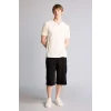 Defacto T4693AZBK81 Siyah Relax Fıt Düz Paça Sweatshirt Kumaşı Uzun Şort