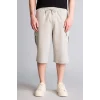 Defacto T4693AZGR210 Gri Relax Fıt Düz Paça Sweatshirt Kumaşı Uzun Şort