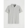 LCWAIKIKI Classic Gri Polo Yaka Erkek Tişört