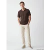 SOUTHBLUE Kahverengi Polo Yaka Erkek Tişört