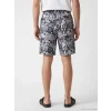 LCW SWIMWEAR Lacivert Diz Altı Boy Desenli Erkek Deniz Şortu