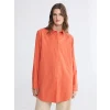 LCW EVERYDAY Turuncu Regular Fit Kadın Gömlek Tunik
