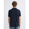 XSIDE Lacivert Polo Yaka Erkek Penye Tişört