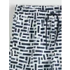 LCW SWIMWEAR Lacivert Diz Hizası Boy Desenli Erkek Deniz Şortu