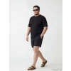 LCW SWIMWEAR Siyah Kısa Boy Erkek Deniz Şortu