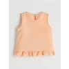 LCW Kids Mercan Fiyonklu Kız Çocuk Bluz ve Şort