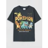 LCW Kids Antrasit Pokemon Baskılı Erkek Çocuk Tişört