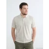 LCWAIKIKI Classic Gri Polo Yaka Erkek Tişört