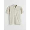 LCWAIKIKI Classic Gri Polo Yaka Erkek Tişört