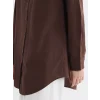 LCW EVERYDAY Kahverengi Regular Fit Kadın Gömlek Tunik