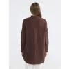 LCW EVERYDAY Kahverengi Regular Fit Kadın Gömlek Tunik