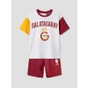 LCW Kids Beyaz Galatasaray Baskılı Erkek Çocuk Tişört ve Şort