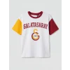 LCW Kids Beyaz Galatasaray Baskılı Erkek Çocuk Tişört ve Şort
