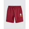 LCW Kids Beyaz Galatasaray Baskılı Erkek Çocuk Tişört ve Şort