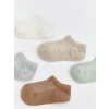 LCW baby Ekru Erkek Bebek Patik Çorap 5li