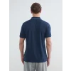 LCW Vision İndigo Polo Yaka Erkek Tişört
