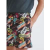 LCW SWIMWEAR Siyah Diz Hizası Boy Basic Erkek Deniz Şortu