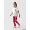 LCW Kids Ekru Capyfun Baskılı Kız Çocuk Takım