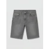 LCW Jeans Gri Slim Fit Erkek Jean Şort
