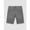 LCW Jeans Gri Slim Fit Erkek Jean Şort