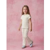 LCW Kids Ekru Kız Çocuk İspanyol Paça Tayt