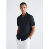 LCW Vision Lacivert Polo Yaka Erkek Tişört