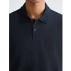 LCW Vision Lacivert Polo Yaka Erkek Tişört