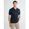 LCWAIKIKI Classic Lacivert Polo Yaka Erkek Tişört