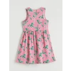 LCW Kids Pembe Desenli Kız Çocuk Elbise
