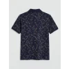 LCWAIKIKI Classic Lacivert Polo Yaka Standart Fit Strüktürlü Erkek Tişört