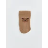 LCW baby Kahverengi Erkek Bebek Patik Çorap 5li