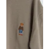 LCW Kids Kahverengi Ayı Teddy Nakışlı Erkek Çocuk Tişört