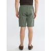 XSIDE Haki Standart Kalıp Erkek Gabardin Kargo Şort
