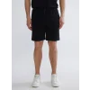 XSIDE Siyah Standart Kalıp Erkek Pike Şort