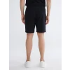 XSIDE Siyah Standart Kalıp Erkek Pike Şort