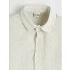 LCW Kids Mavi Uzun Kollu Erkek Çocuk Poplin Gömlek