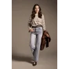Defacto F5522AXNM55 Gri %100 Pamuk 90s Wıde Leg Jean Pantolon