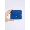 Defacto E2259AXNV2 Lacivert Kadın Desenli Suni Deri Kartlık