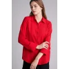 Defacto H0467AXRD256 Kırmızı Regular Fıt  Gofre Dokulu Uzun Kollu Gömlek