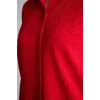 Defacto H0467AXRD256 Kırmızı Regular Fıt  Gofre Dokulu Uzun Kollu Gömlek