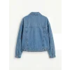 LCW Kids İndigo Taşlı Kız Çocuk Jean Ceket
